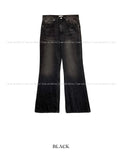 Capri long bootcut denim pants