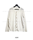 Into Summer See-Through Linen Cardigan