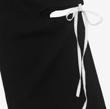 Pidyu Color Matching Side Slit Pants