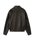 Pero Vintage Washing Leather Jacket