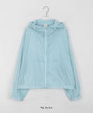 [unisex] Nedoko Summer Nylon String Wind Hood Jumper