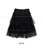Rita Chiffon Frill Midi Skirt