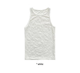 FLOWER APPLIQUE SLEEVELESS