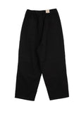 Has wide pin tuck cotton pants