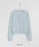 Kurendi Color Round Knit Cardigan