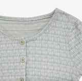 Morine Wave Cardigan + Skirt Set
