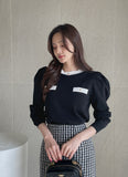 Seribel Shirring Puff Knit