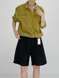 Seed Cotton Banding Bermuda Pants
