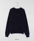 Diani V-Neck Over Knit