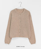Roheki Basic Round Wool Knit Cardigan