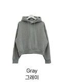 Plain Crop Hoodie