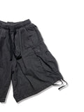 DISCERNMENT's Balloon Cargo Denim Shorts