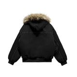 [Lining Fur] Trisher Raccoon Fur Cut Padding Jumper