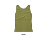 LOW-CUT LACE SLEEVELESS
