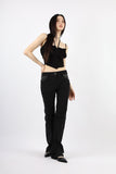 Tie Shirring Sleeveless