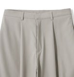 Chid pin tuck wide slacks