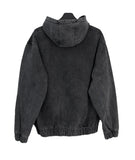 Rieki Washing Denim Hood Zip-Up