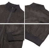 Lucal Satin Suede Zip-up