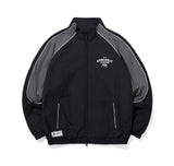 High Neck Blouson Zip-up