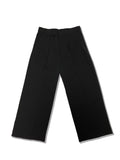 Fancy wide pintuck slacks trouser