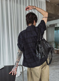 Prolly Check Roll-up Short Sleeve Shirt