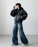 Cledor Balloon Leather Jumper