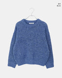 [MADE] Lati Basic Wool Round Loose Fit Long Sleeve Knit