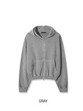 Poming Vintage Pigment Hood Zip-Up