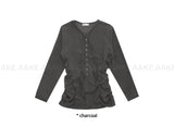 SHIRRING STRAP BLOUSE