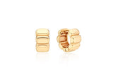 Ice Block Silver One-Touch Earrings M