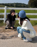 Unisex Shy Angora Mohair Knit