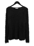Minimal Boat Neck Long Sleeve Knit