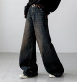 Coil Dark Blue Wide Denim
