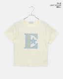 Take Check Printing Patch Short Sleeve T-Shirt