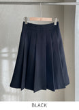 Piche Pintuck Pleat Banding Skirt