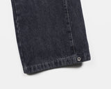 Teensy side pin tuck denim pants