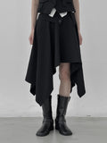 Retton Folding Unbalance Skirt