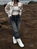 Brush Washing Denim