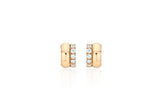Champagne Full Moon Silver Duo Shine Earrings S