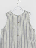 Pendol Summer Reversible Stripe Sleeveless Long One Piece