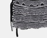 Buna Frill Ribbon Layered Wrap Skirt