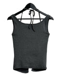 Layered Twist Halter Sleeveless