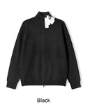 Renki Soft Ribbed Knit Zip-Up