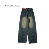 [A/M] Seulleon Cut Denim Washing Wide Pants