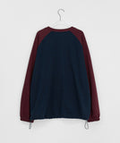 [BAONHAUS] Kill Motor Color Matching Lettering Over Sweatshirt