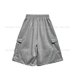 Bloss Pintuck Cargo Sweat Bermuda Pants