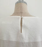 Meju Heart-Neck Three Quarter Sleeve Blouse