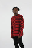 Long Sleeve Heavy Overfit Stripe Dangara