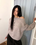 Deu round neck loose fit knit
