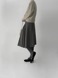 Wool Whole Garment Round Knit